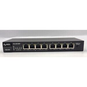 Zyxel GS1100-8HP-240W  8 Ports GbE+PoE Switch- No Power Supply